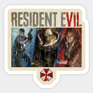 Resident Evil Vintage Sticker